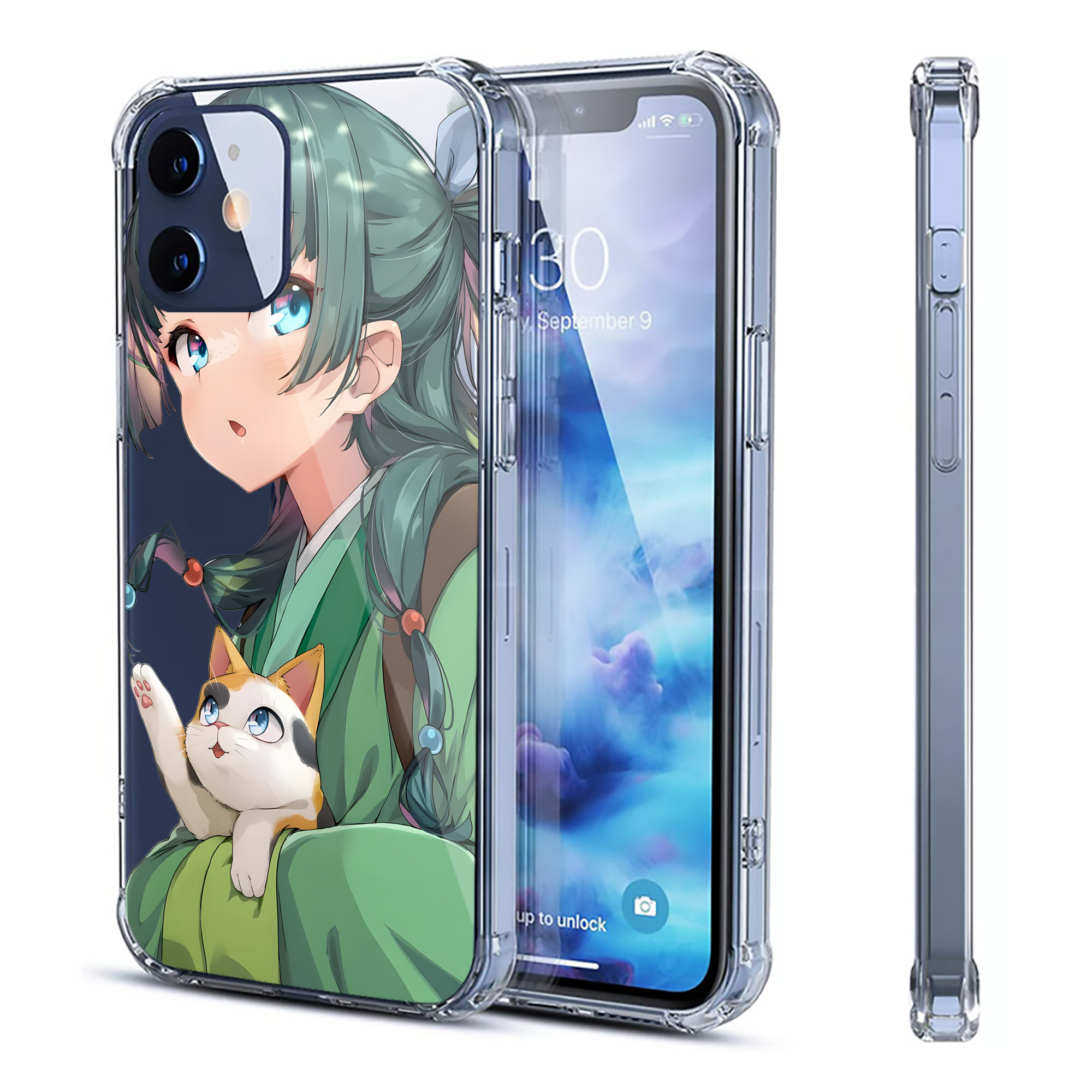 （画像用） 薬屋のひとりごと The Apothecary Diaries 【iPhone 12シリーズ対応】透明スマホケース（クリアソフトケース）